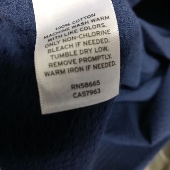 1901 men's trim fit long sleeve button front cotto - Picture 5 of 7